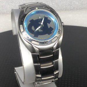 North Carolina Tar Heels NCAA Stainless-Steel Kaleido Watch by Fossil NEW (RARE)